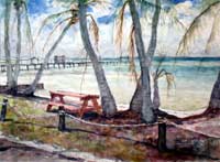 Bokeelia Palms by Chuck Paine